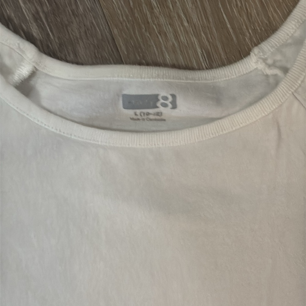 Gymboree Crazy 8 white top w ruffles & Lt blue ruffle skirt size 10/12 - Picture 2 of 7